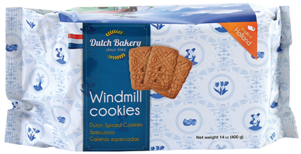 Dutch Bakery Windmill Cookies (speculaas) 14.0oz