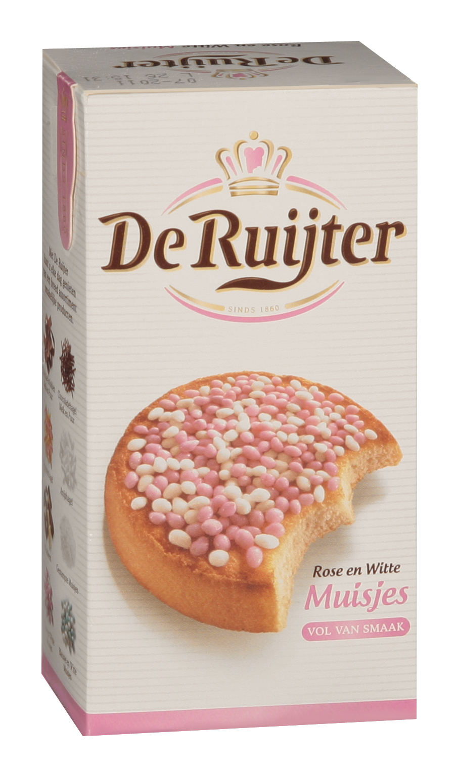 Onophoudelijk fonds Structureel Sugared Aniseed - Pink & White from http://www.thedutchstore.com