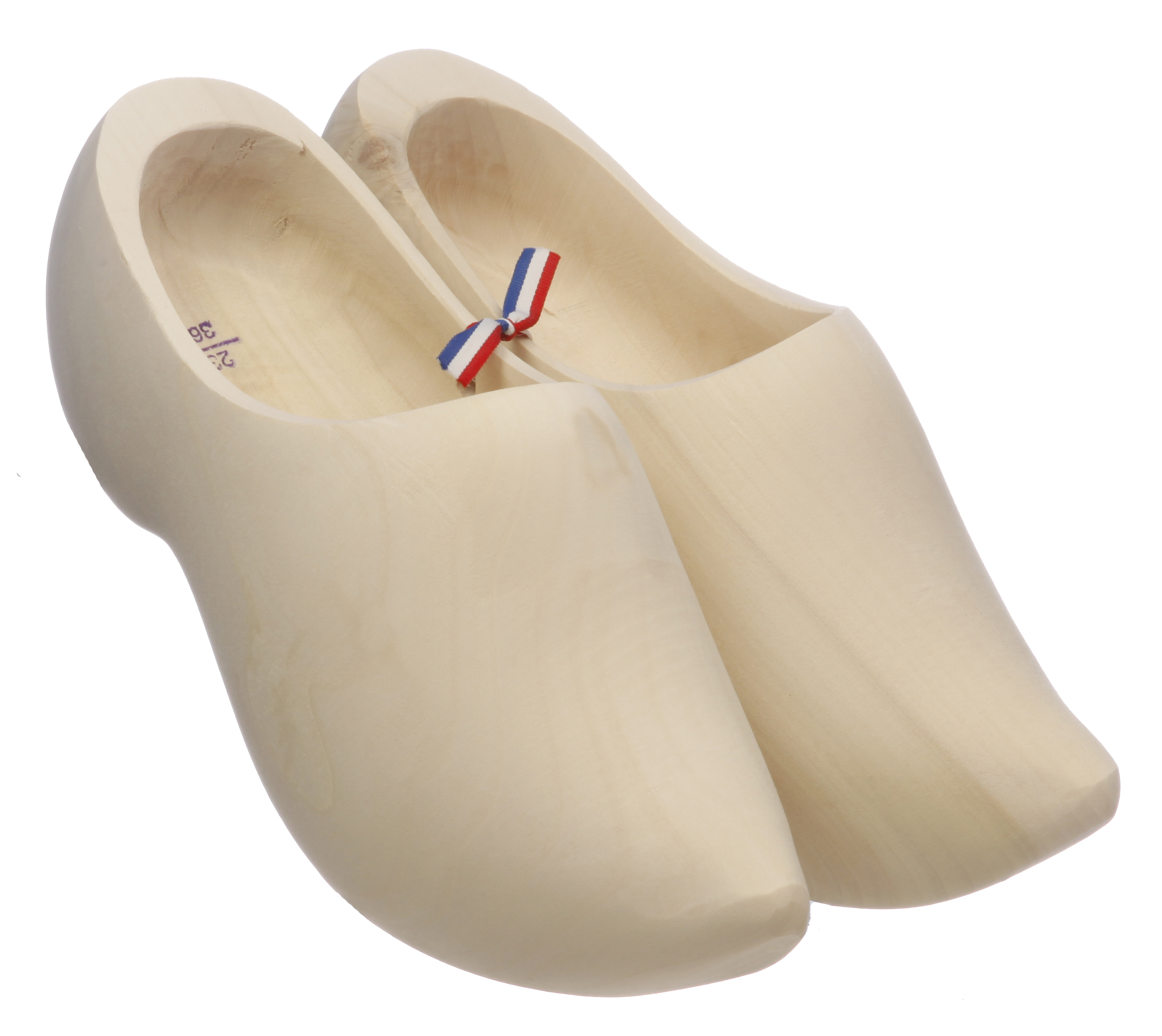 22 cm Wooden Shoes - plain