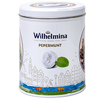 Wilhelmina Peppermints in Royal Tin  17.6 oz